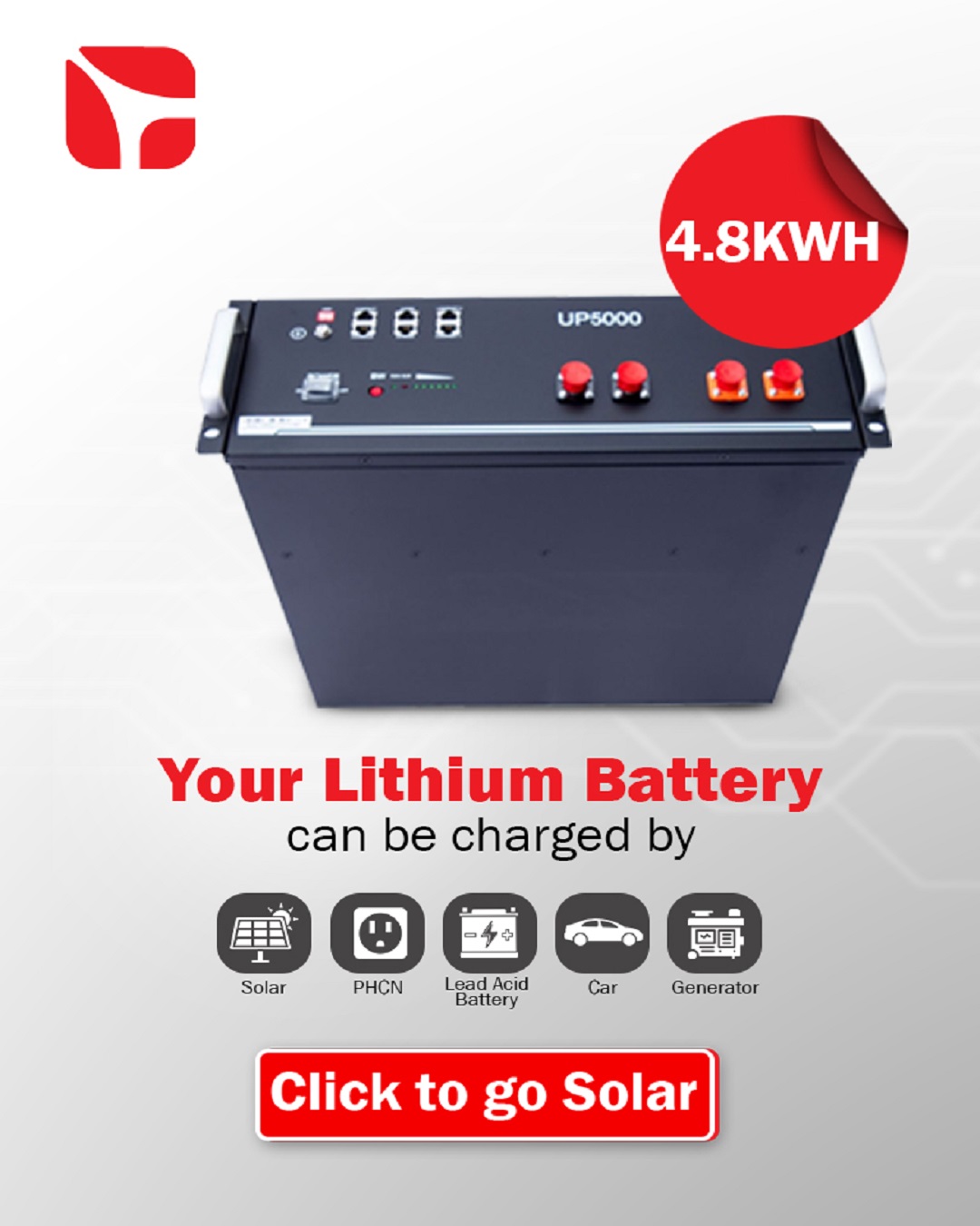 Lithium Battery 4.8 KWH